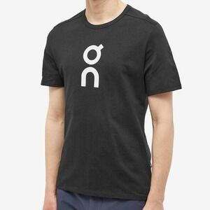 ON‎ Men's XL Black Logo Graphic Short Sleeve T Shirt Casual Activewear Running